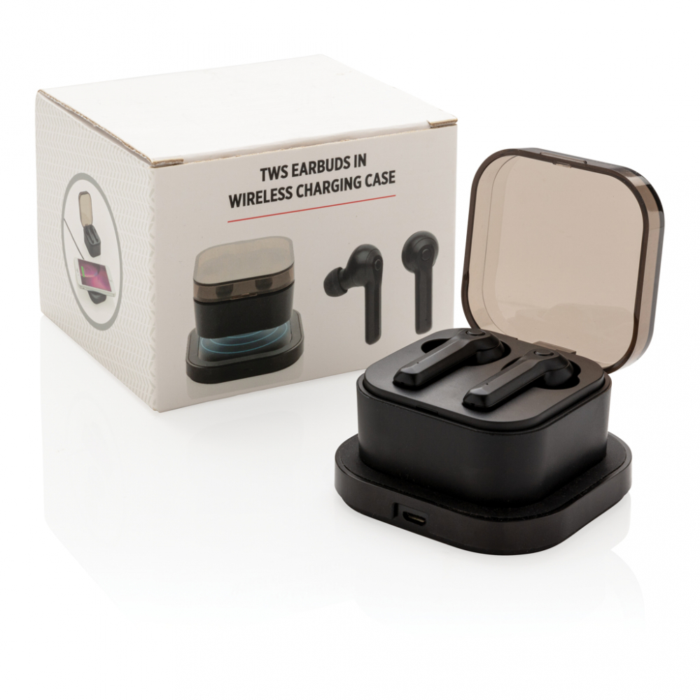 Căști true wireless cu carcasă de încărcare și încărcător wireless inclus [12]