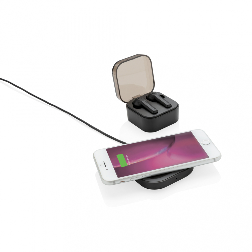 Căști true wireless cu carcasă de încărcare și încărcător wireless inclus [4]