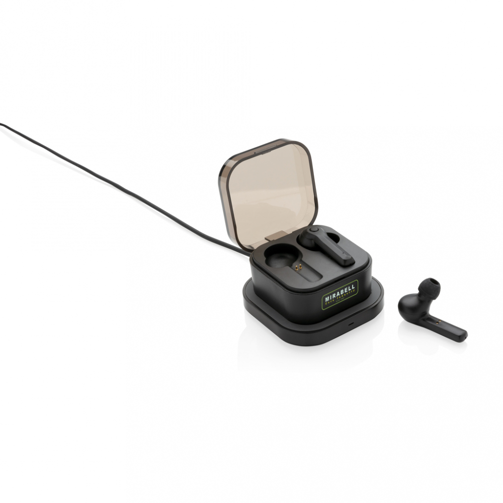 Căști true wireless cu carcasă de încărcare și încărcător wireless inclus [9]