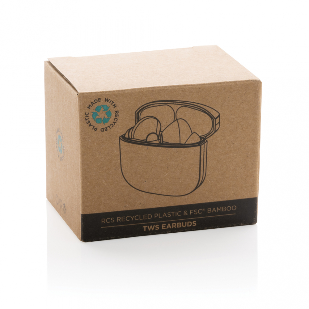 Căști true wireless din bambus și materiale reciclate [9]