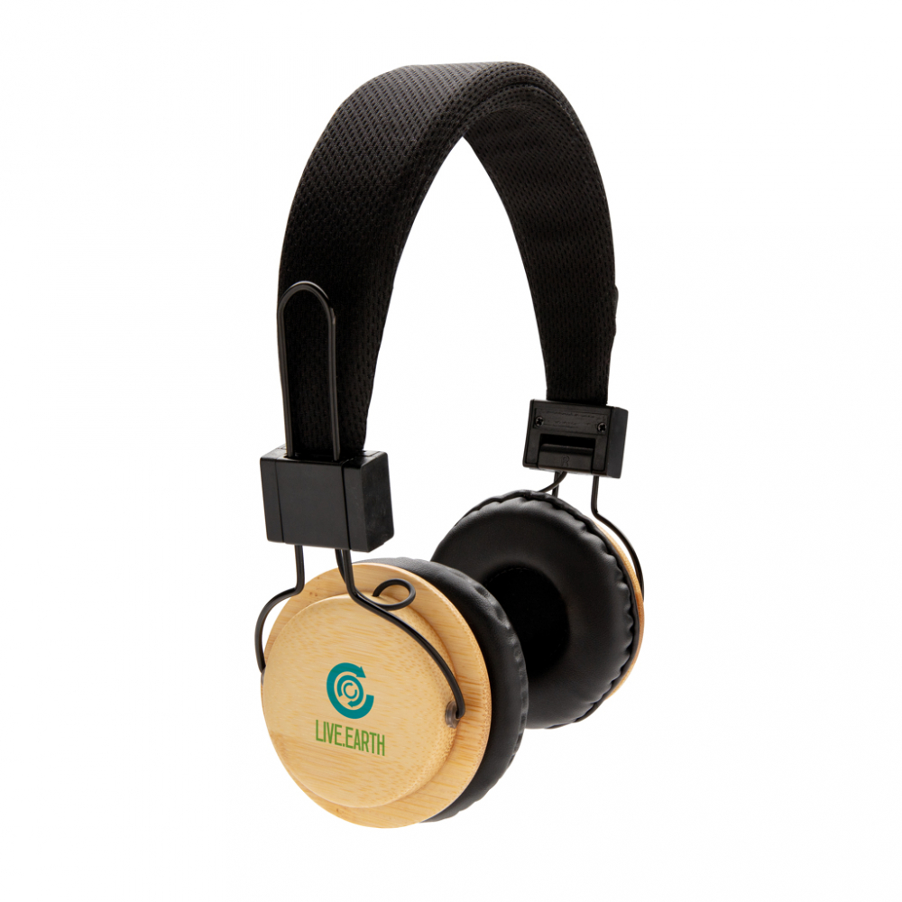 Căști wireless ECO din bambus – design sustenabil cu performanță wireless [9]