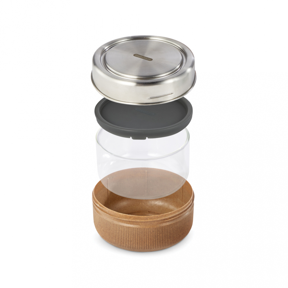 Castron de prânz cu bol din sticlă și capac etanș din inox - 750ml [8]