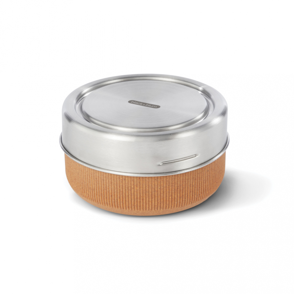 Castron de prânz cu bol din sticlă și capac etanș din inox - 750ml [2]