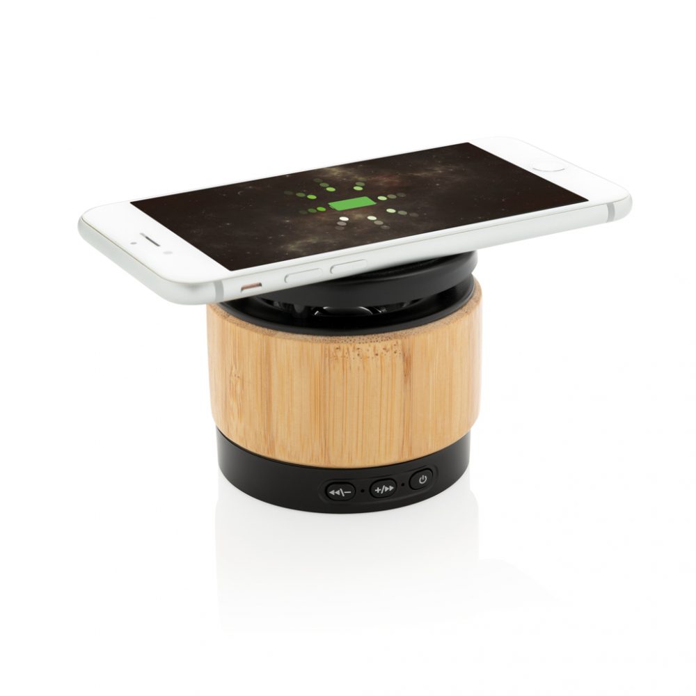 ECO bamboo wireless cu difuzor integrat 3W [6]