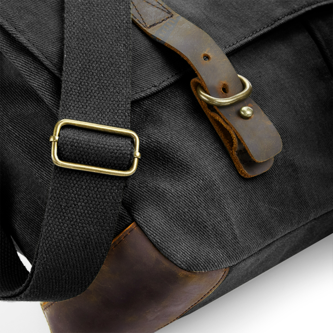 Geantă bumbac Heritage Waxed Messenger, 14'' [2]