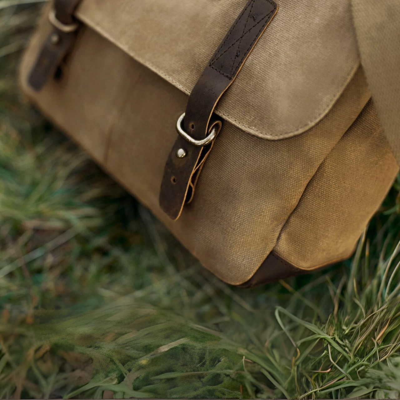 Geantă bumbac Heritage Waxed Messenger, 14'' [5]