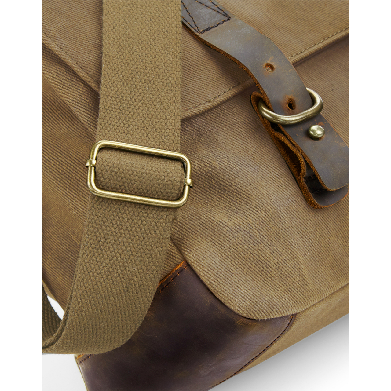 Geantă bumbac Heritage Waxed Messenger, 14'' [2]