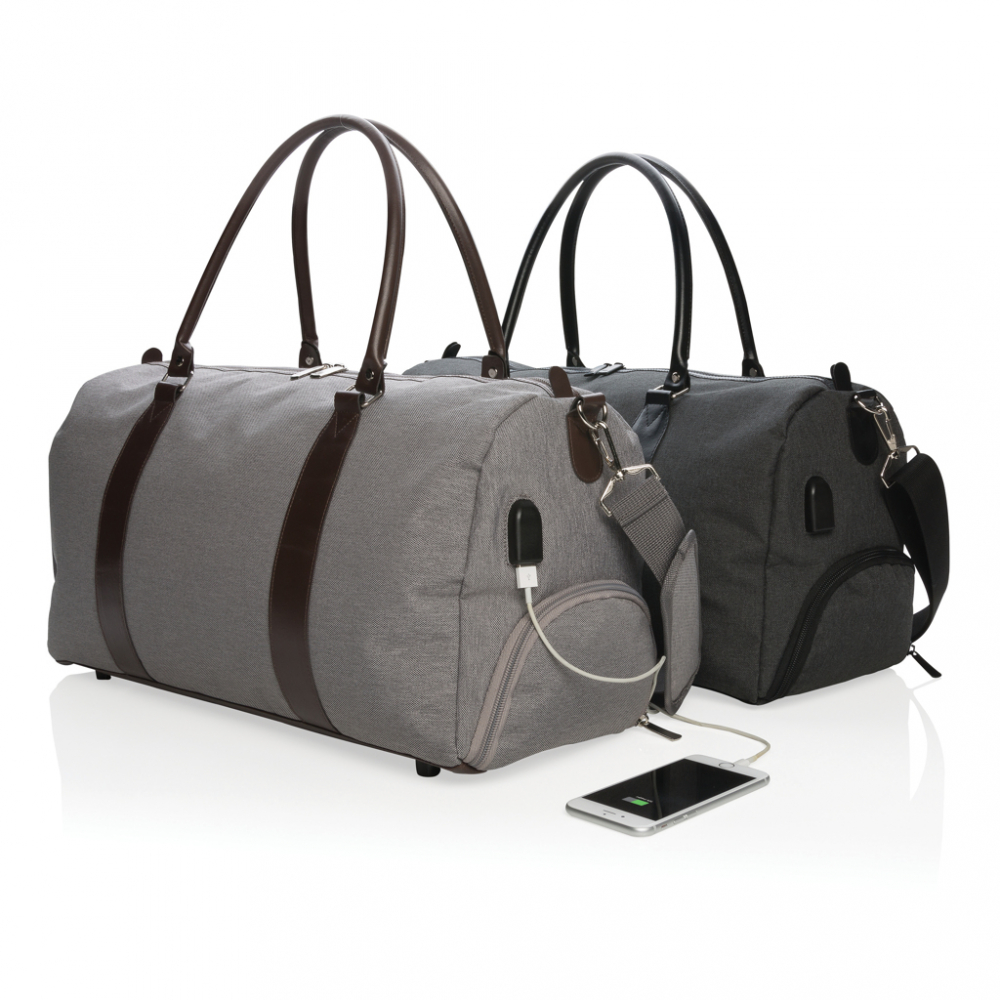 Geantă de weekend, port USB-A integrat, 20L [12]
