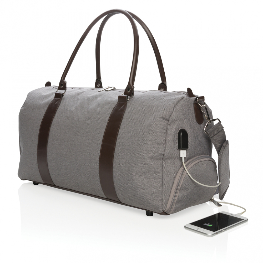 Geantă de weekend, port USB-A integrat, 20L [3]