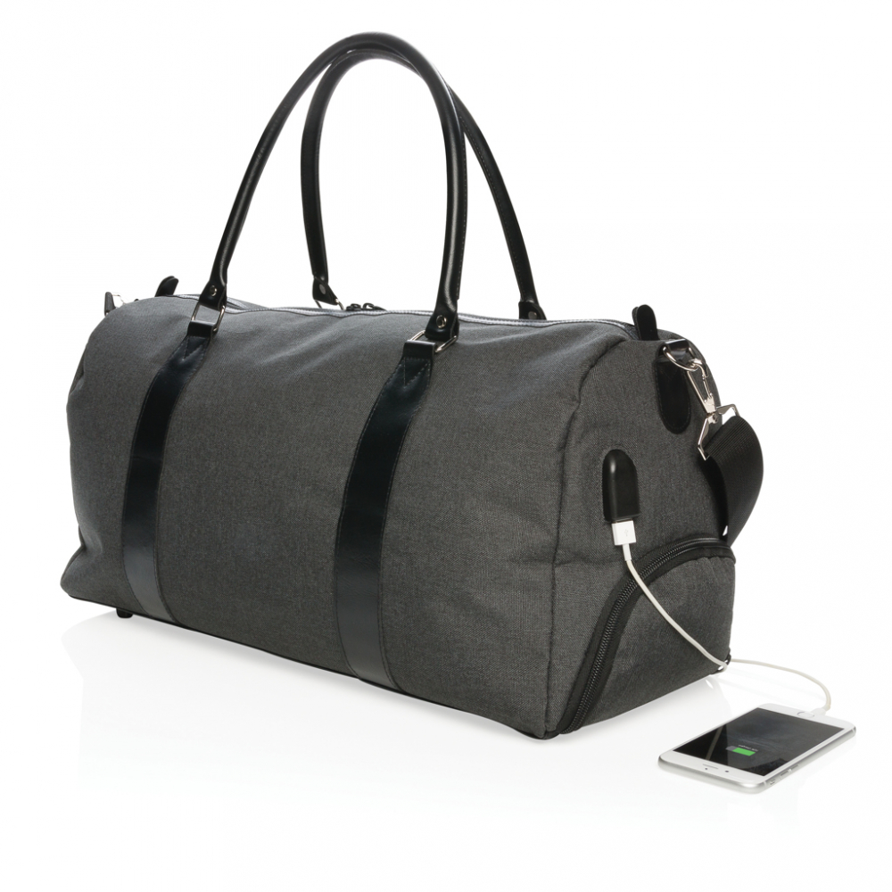 Geantă de weekend, port USB-A integrat, 20L [3]