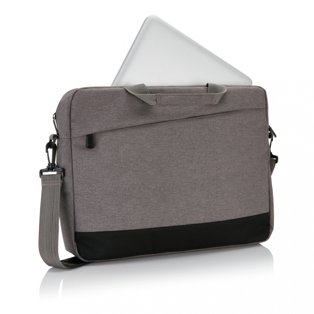 Geantă laptop din poliester duo-tone 600D, 15.6” [3]
