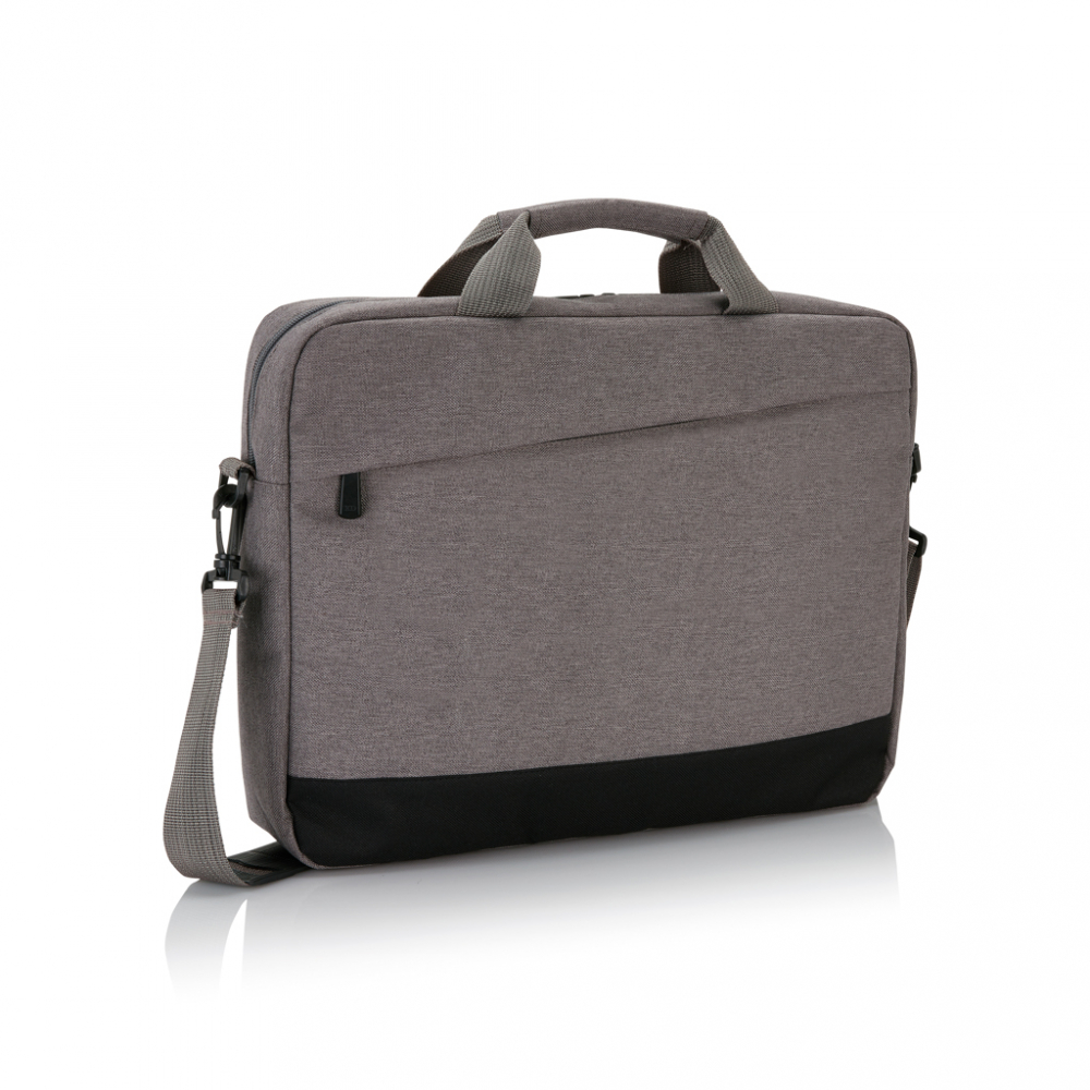 Geantă laptop din poliester duo-tone 600D, 15.6” [2]