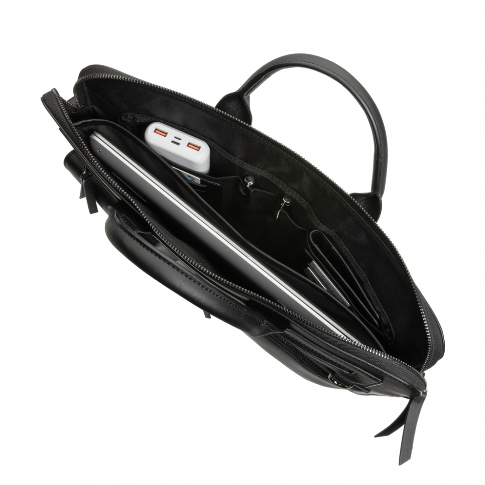 Geantă laptop Swiss Peak din PU reciclat GRS, 14” [5]