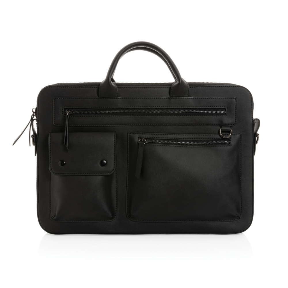 Geantă laptop Swiss Peak din PU reciclat GRS, 14” [3]
