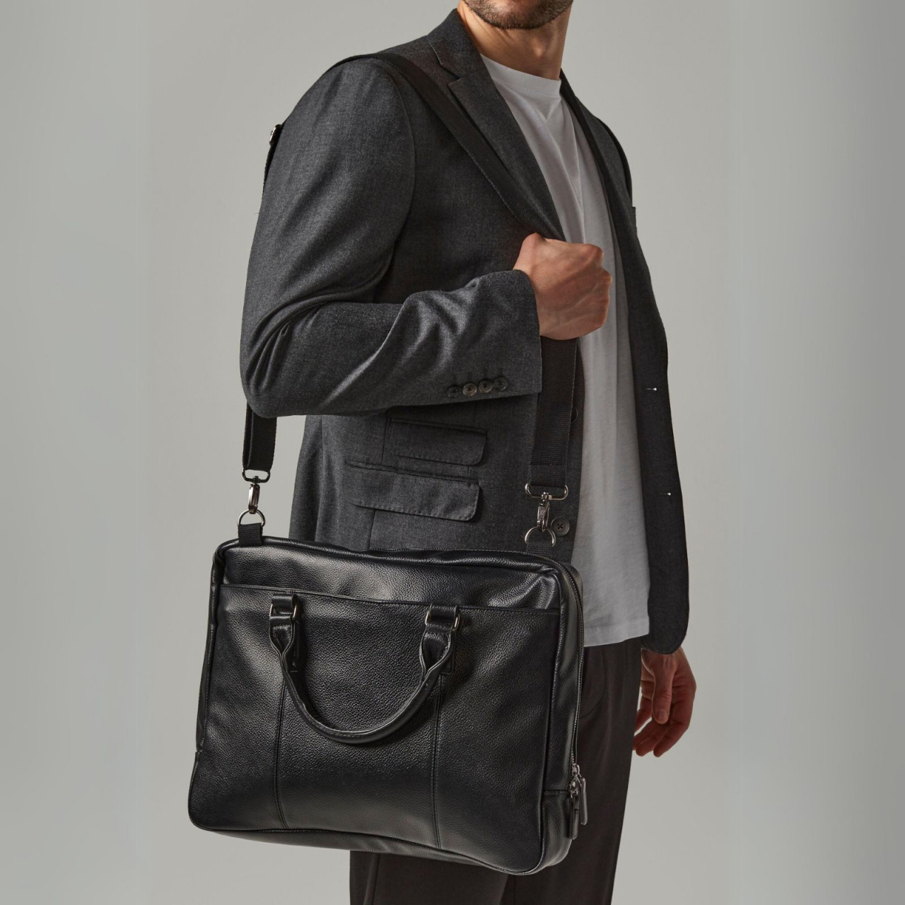 Geantă Slimline, negru, 15.6'' [5]