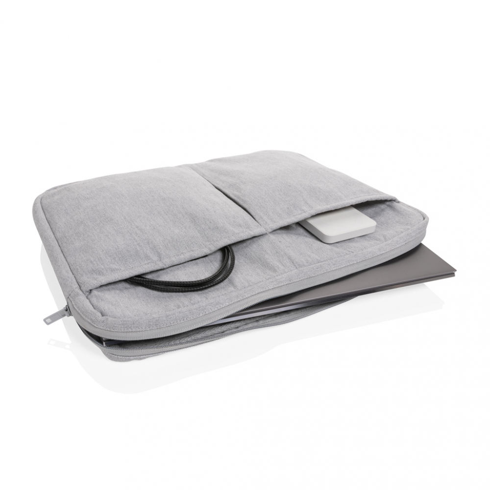 Husă laptop Laluka AWARE™ 15.6" din bumbac reciclat [3]