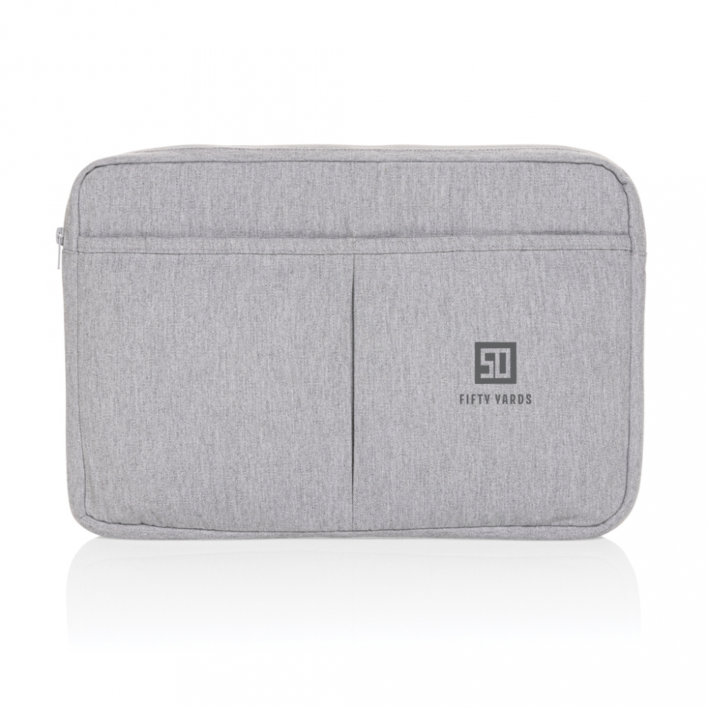 Husă laptop Laluka AWARE™ 15.6" din bumbac reciclat [6]