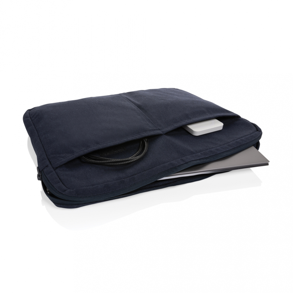 Husă laptop Laluka AWARE™ 15.6" din bumbac reciclat [3]