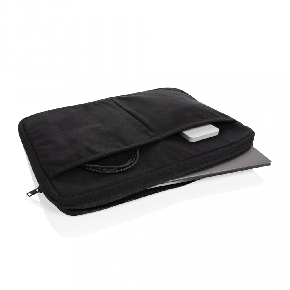 Husă laptop Laluka AWARE™ 15.6" din bumbac reciclat [3]