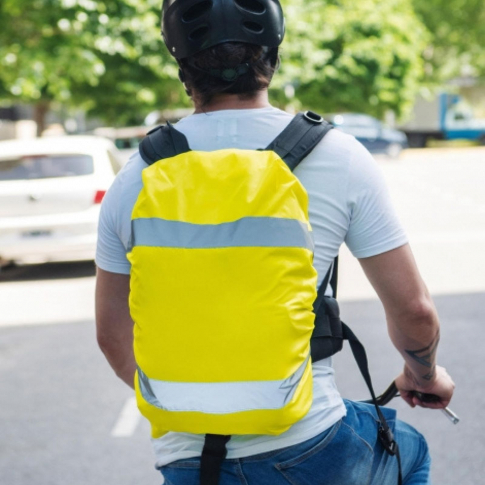 Husa reflectorizanta Tilburg pentru rucsac, banda elastica, doua dungi reflectorizante, 24l [2]