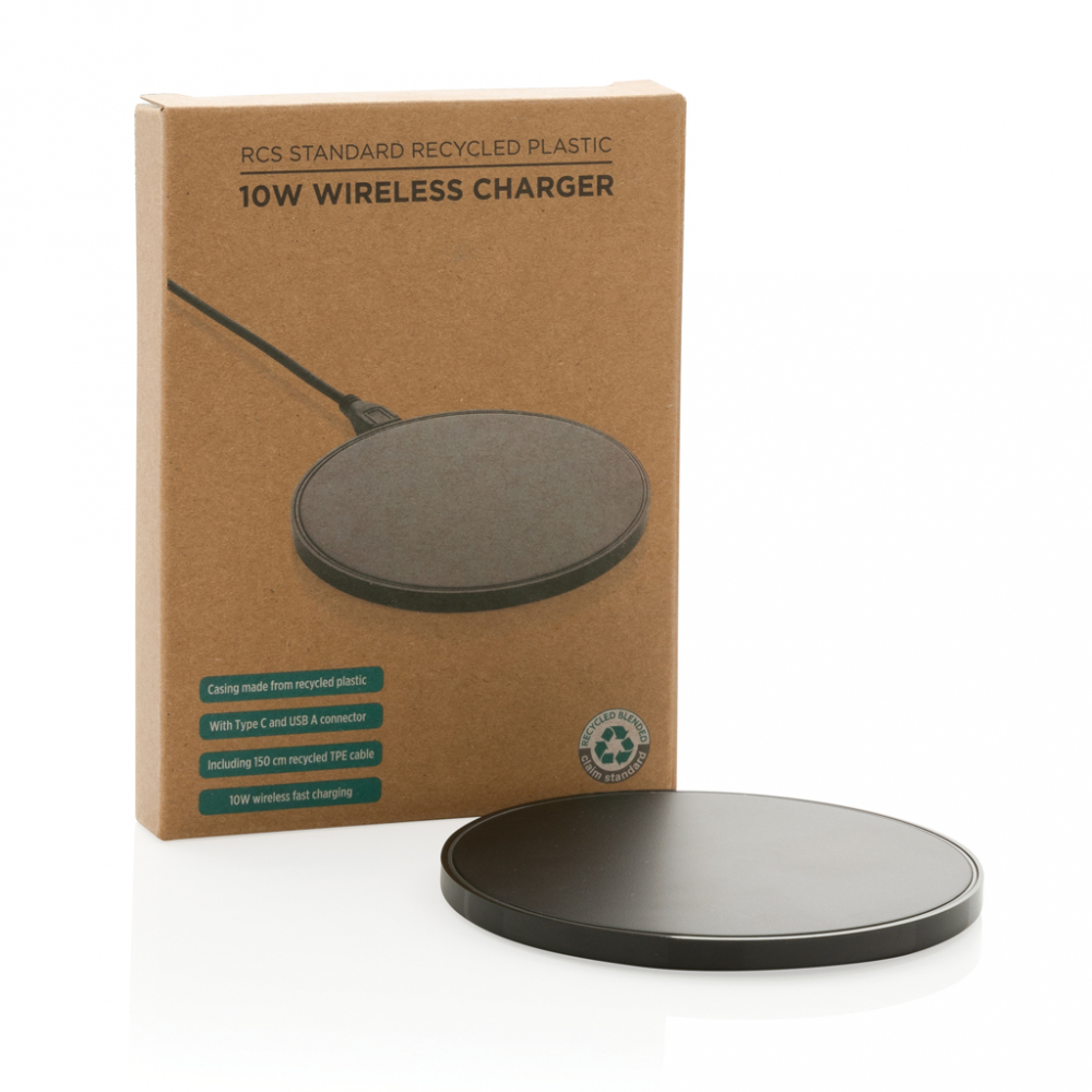 Încărcător wireless eco 10W cu cablu dual USB-A & USB-C [4]