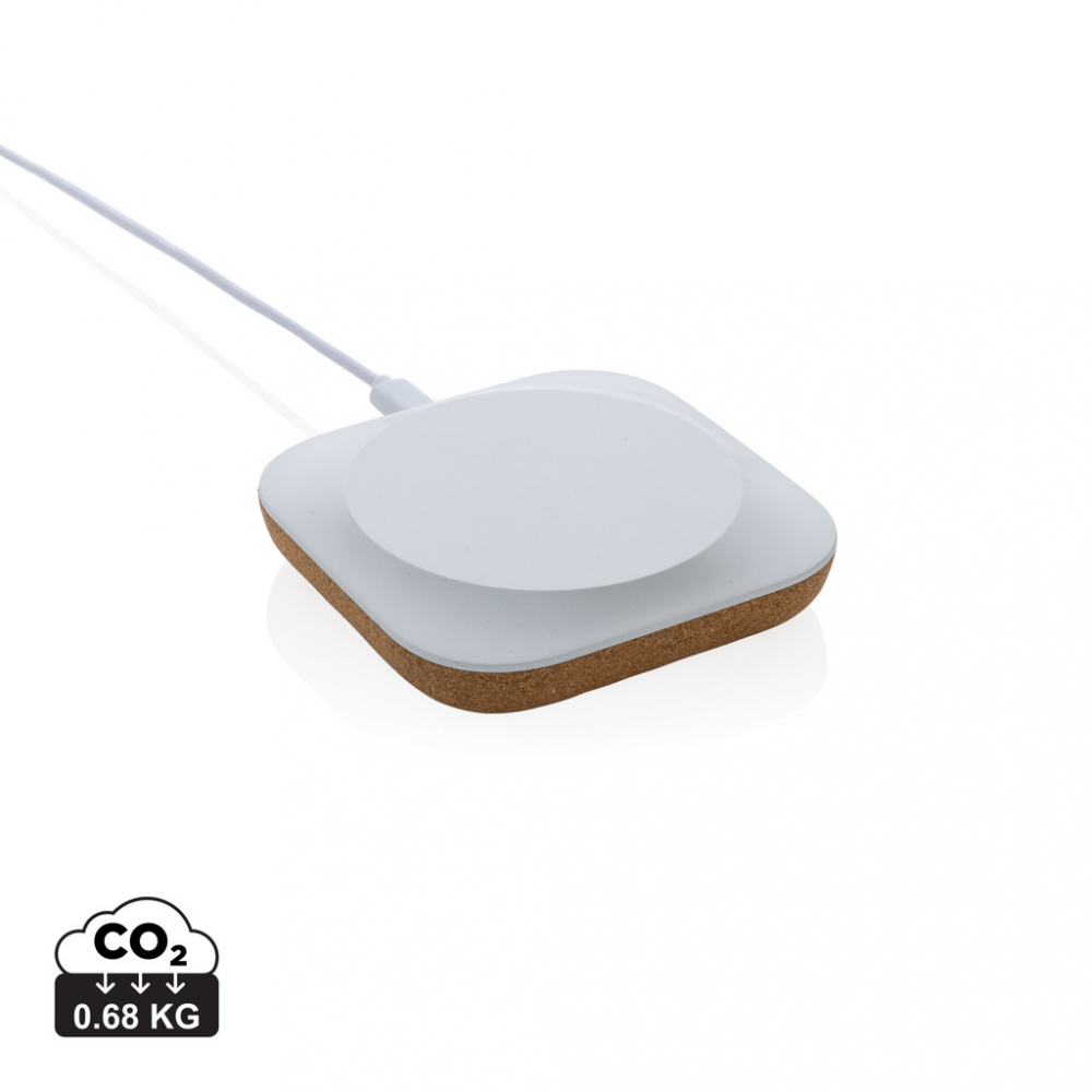 Încărcător wireless eco 10W cu design elegant din plută [1]