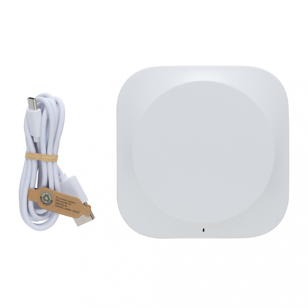 Încărcător wireless eco 10W cu design elegant din plută [4]