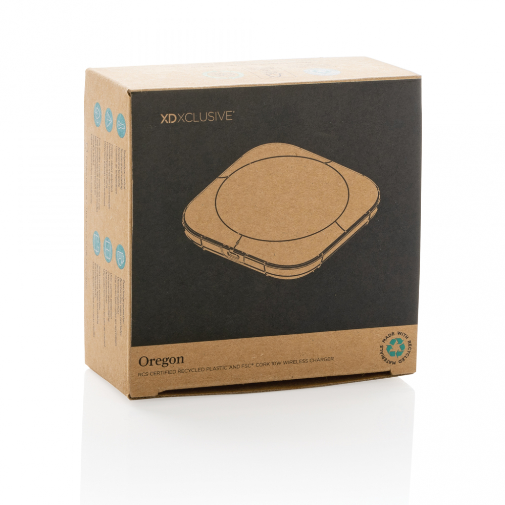 Încărcător wireless eco 10W cu design elegant din plută [9]