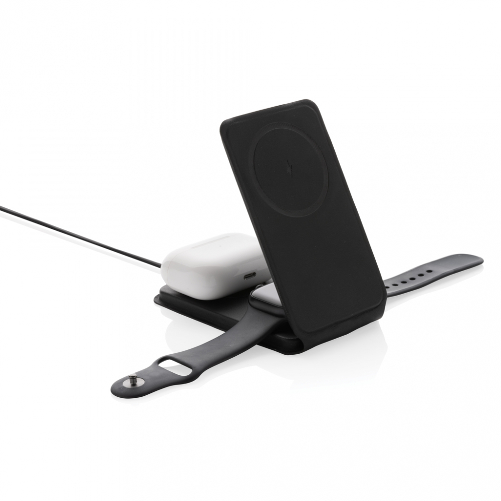 Încărcător wireless eco de lux 3-în-1 pliabil – 15W [9]