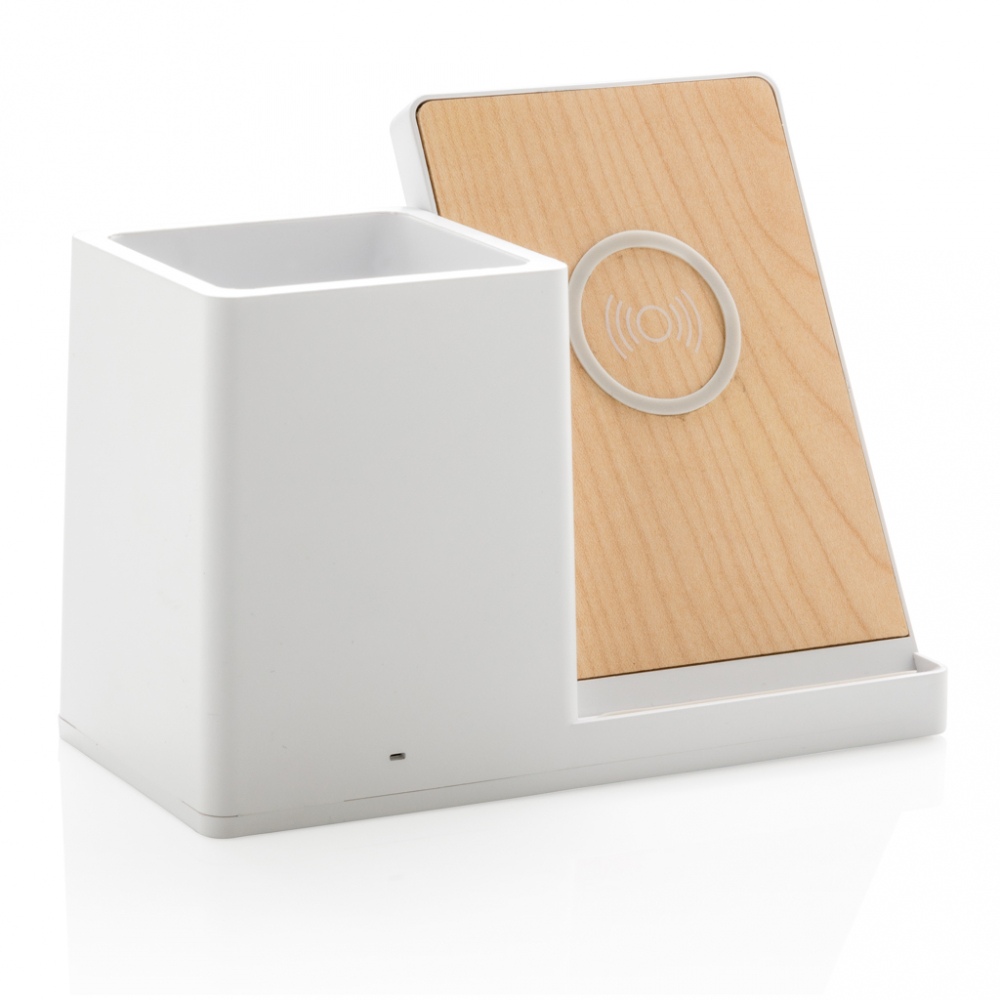 Încărcător wireless eco rapid 10W cu suport pentru pixuri [2]
