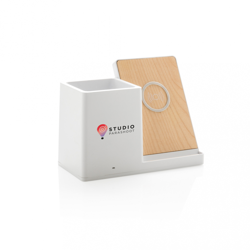 Încărcător wireless eco rapid 10W cu suport pentru pixuri [9]