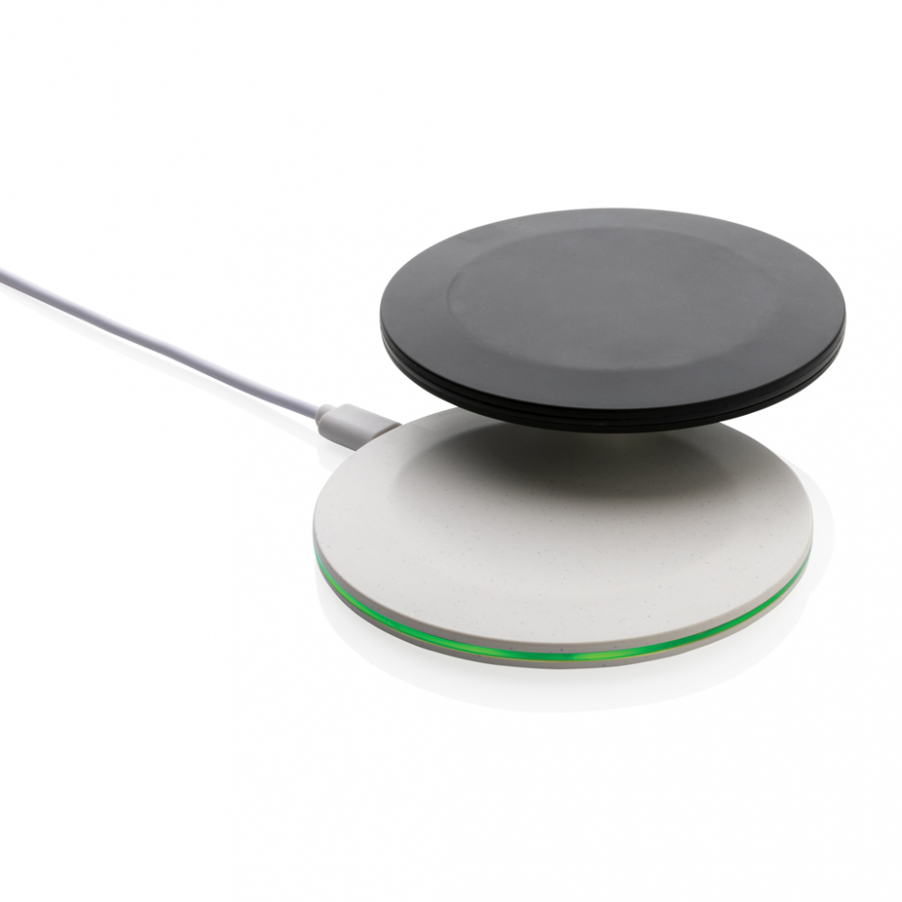 Încărcător wireless eco ultra-rapid 15W din ABS reciclat [4]