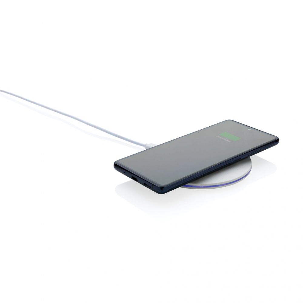 Încărcător wireless eco ultra-rapid 15W din ABS reciclat [3]