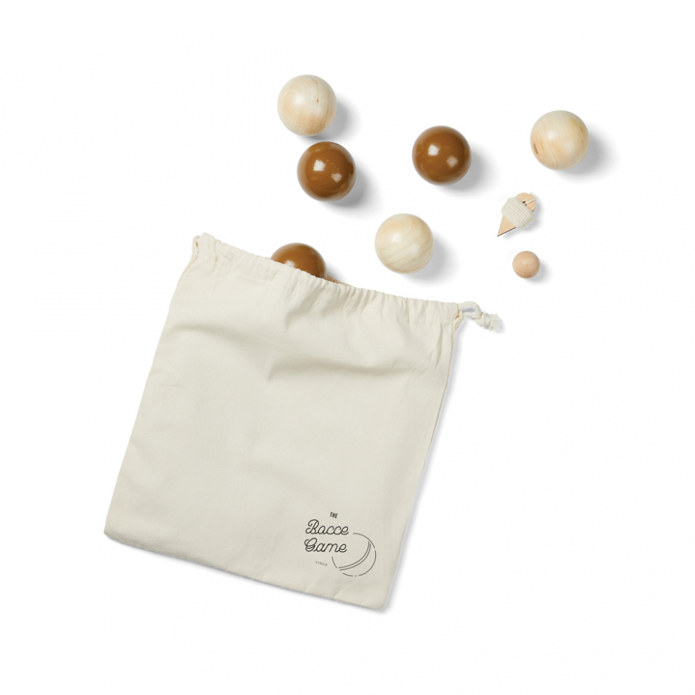 Joc de precizie Bocce – din lemn de pin [2]