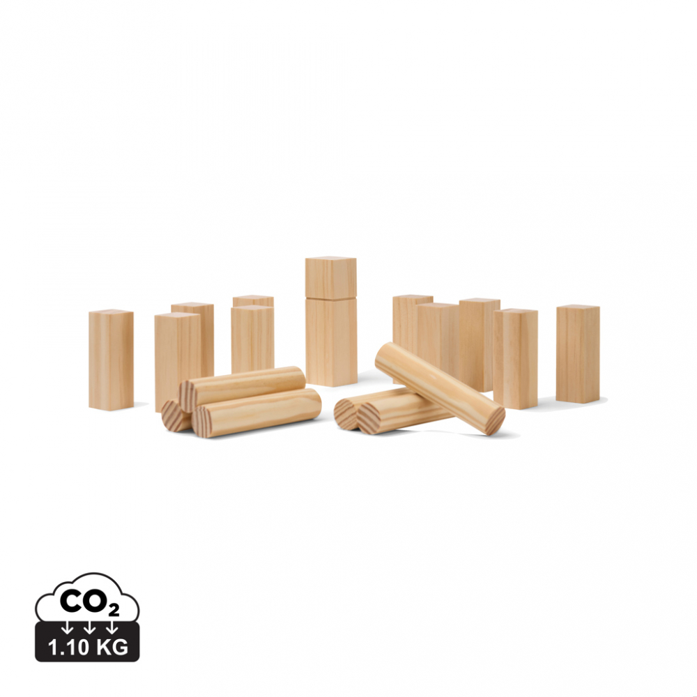 Joc Kubb mini – versiunea portabilă a jocului suedez clasic [1]