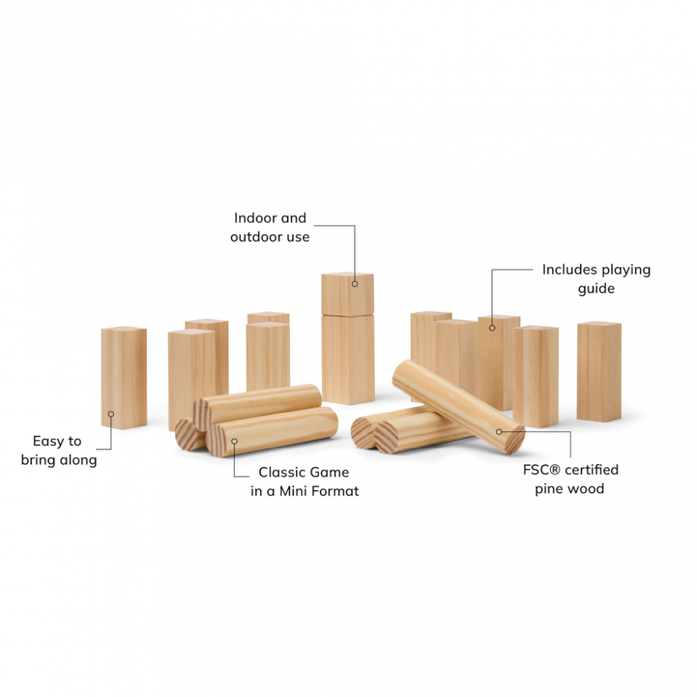 Joc Kubb mini – versiunea portabilă a jocului suedez clasic [5]
