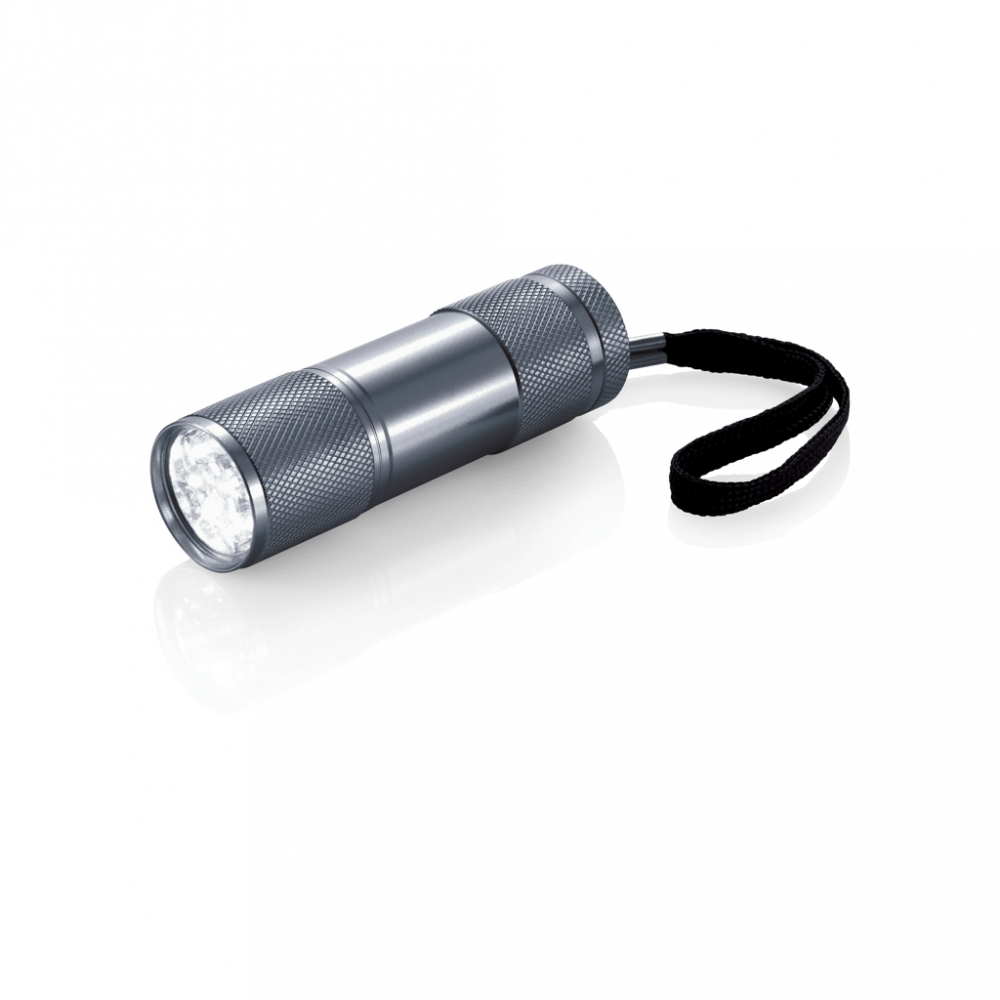 Lanterna mica din aluminiu cu 9 LED-uri albe [2]