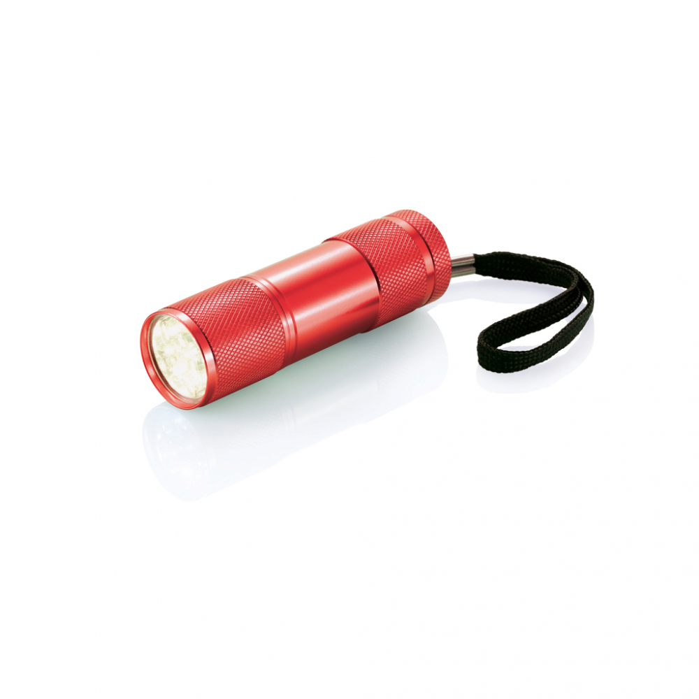 Lanterna mica din aluminiu cu 9 LED-uri albe [2]