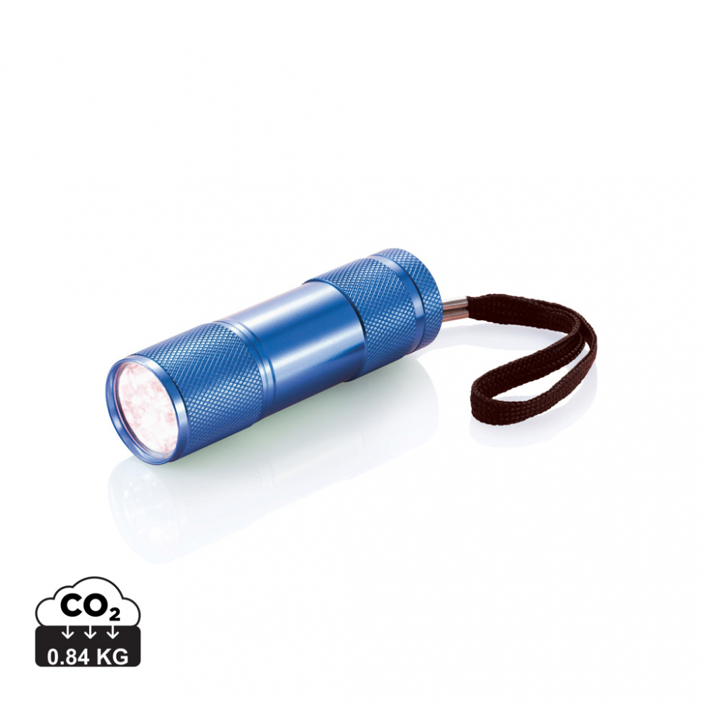 Lanterna mica din aluminiu cu 9 LED-uri albe [1]