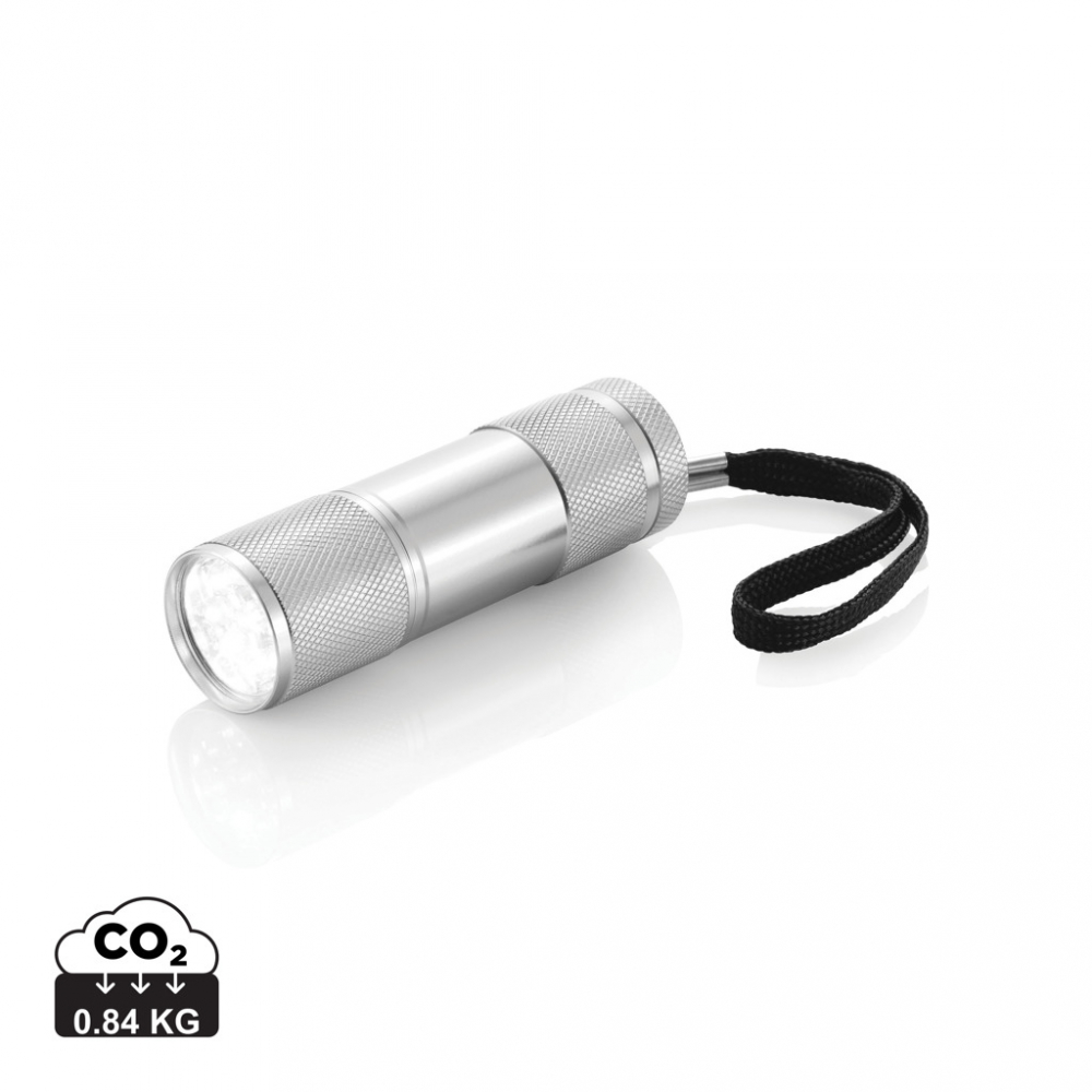 Lanterna mica din aluminiu cu 9 LED-uri albe [1]