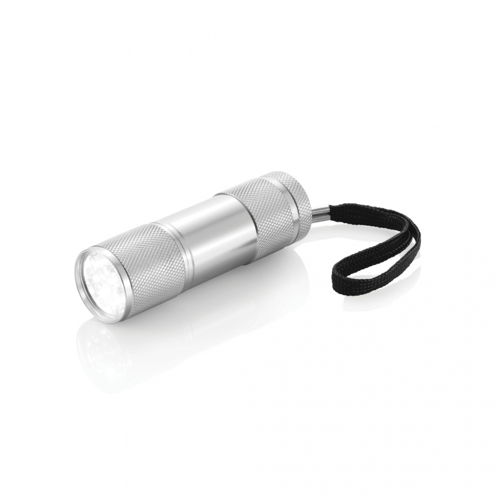 Lanterna mica din aluminiu cu 9 LED-uri albe [2]