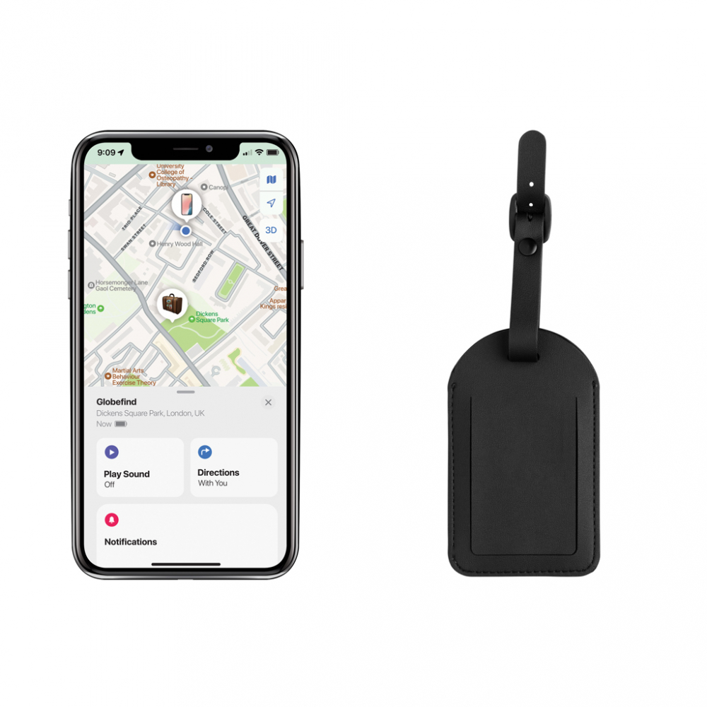 Localizator bagaj Globefind, Apple Find My [9]
