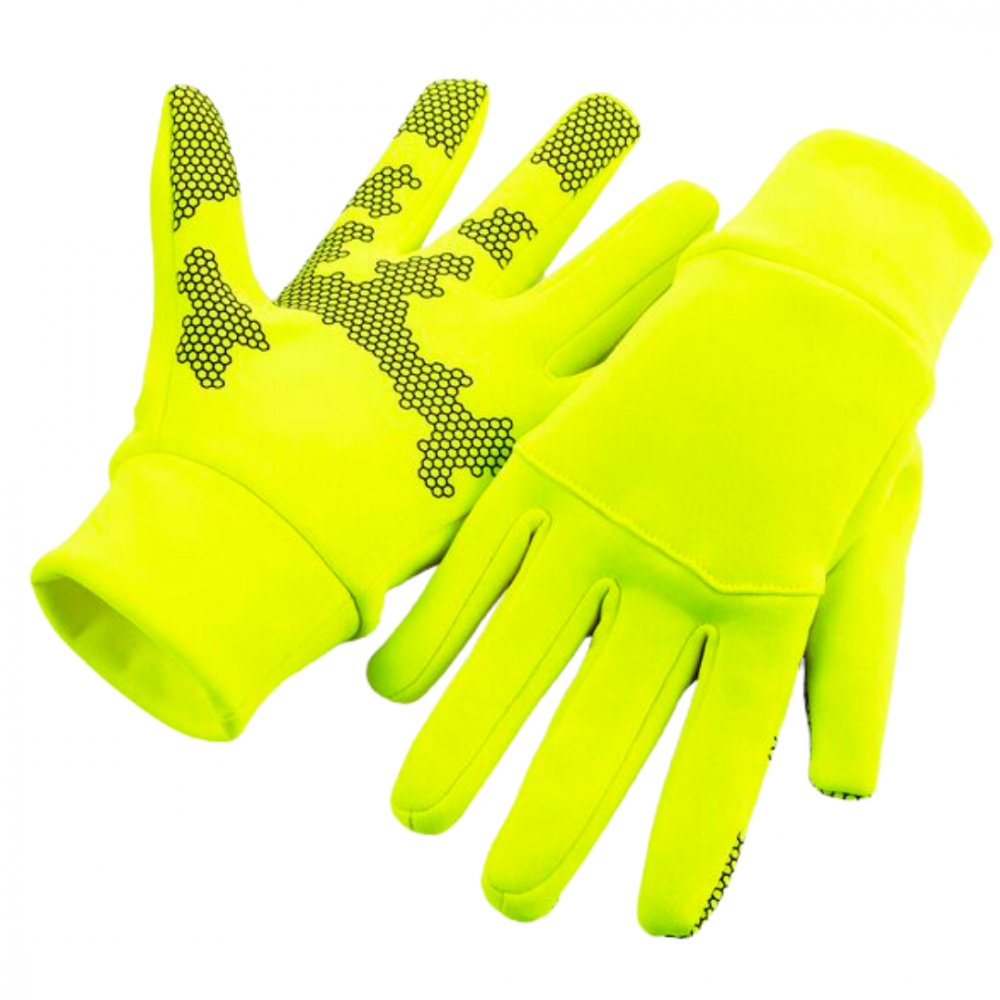 Manusi Sport Tech, Ronic, compatibil touchscreen, unisex, marime S/M, galben neon [1]