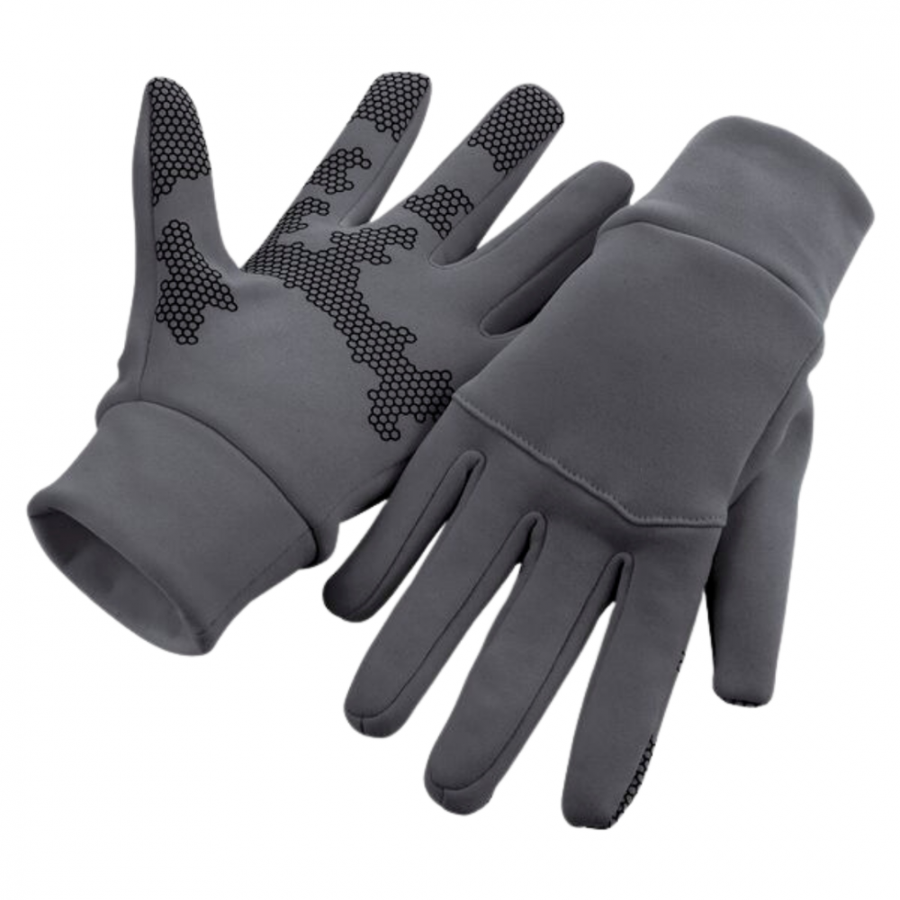 Manusi Sport Tech, Ronic, compatibil touchscreen, unisex, marime S/M, gri [1]