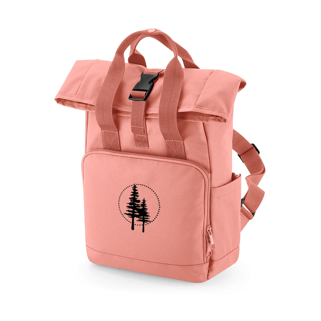 Mini rucsac roll-top din poliester reciclat [1]