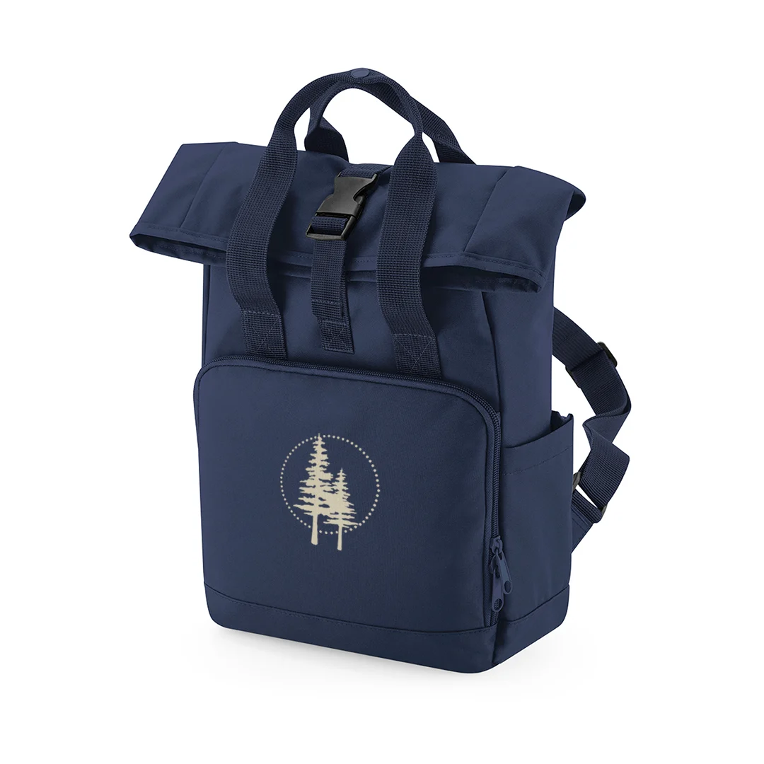 Mini rucsac roll-top din poliester reciclat [1]
