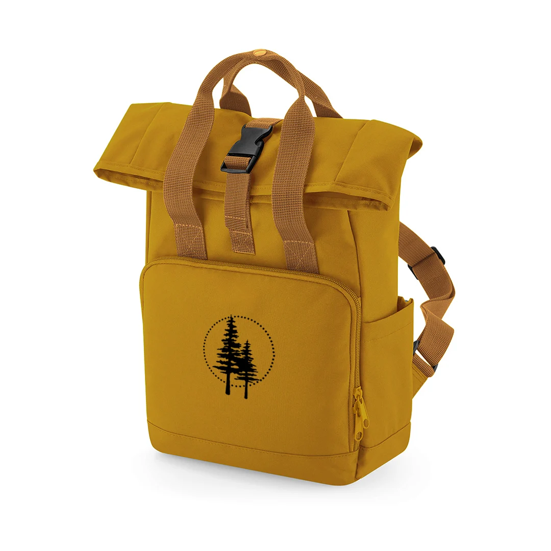 Mini rucsac roll-top din poliester reciclat [1]