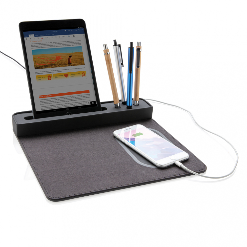 Mousepad cu încărcare wireless 5W și suport multifuncțional [5]