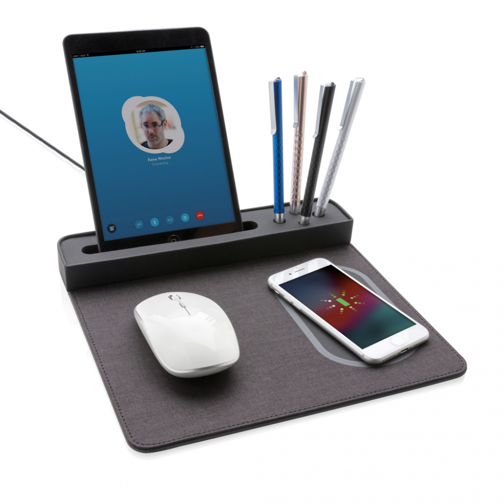 Mousepad cu încărcare wireless 5W și suport multifuncțional [3]