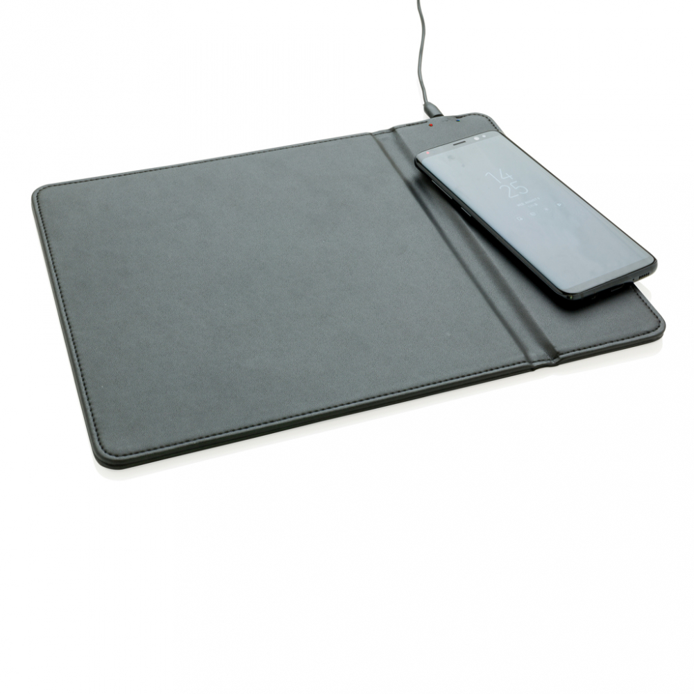 Mousepad din PU cu încărcare wireless integrată – 5W [3]